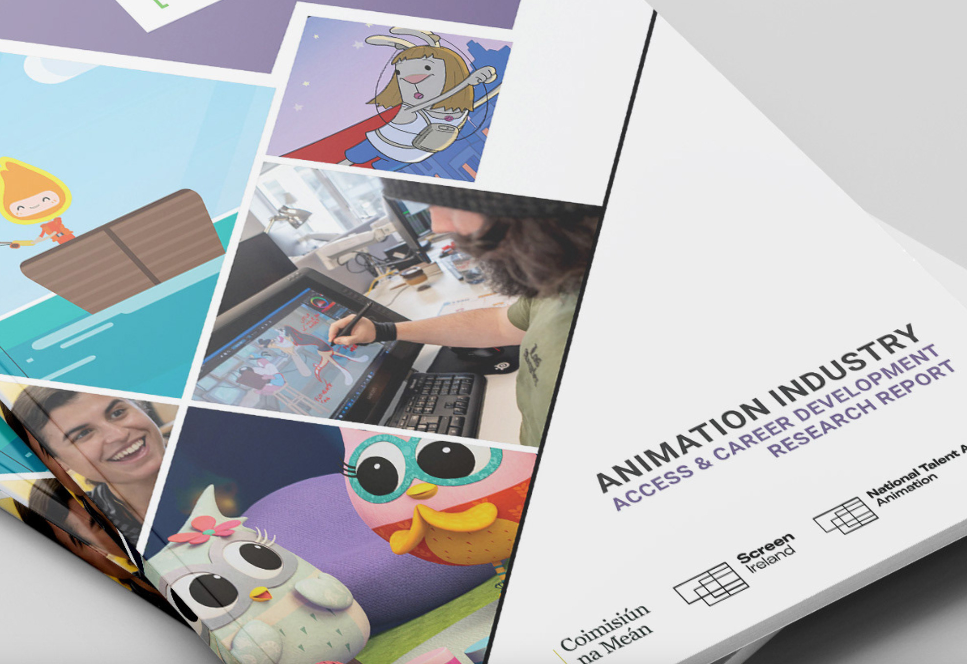 Pixelo annual report data visualisation showing charts and reporting information