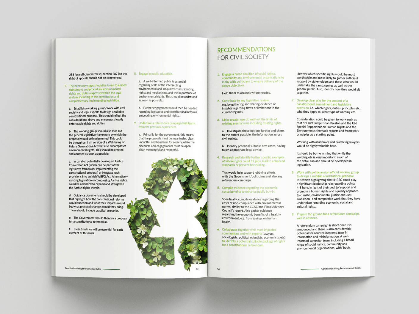 Community Law & Mediation report spread 3