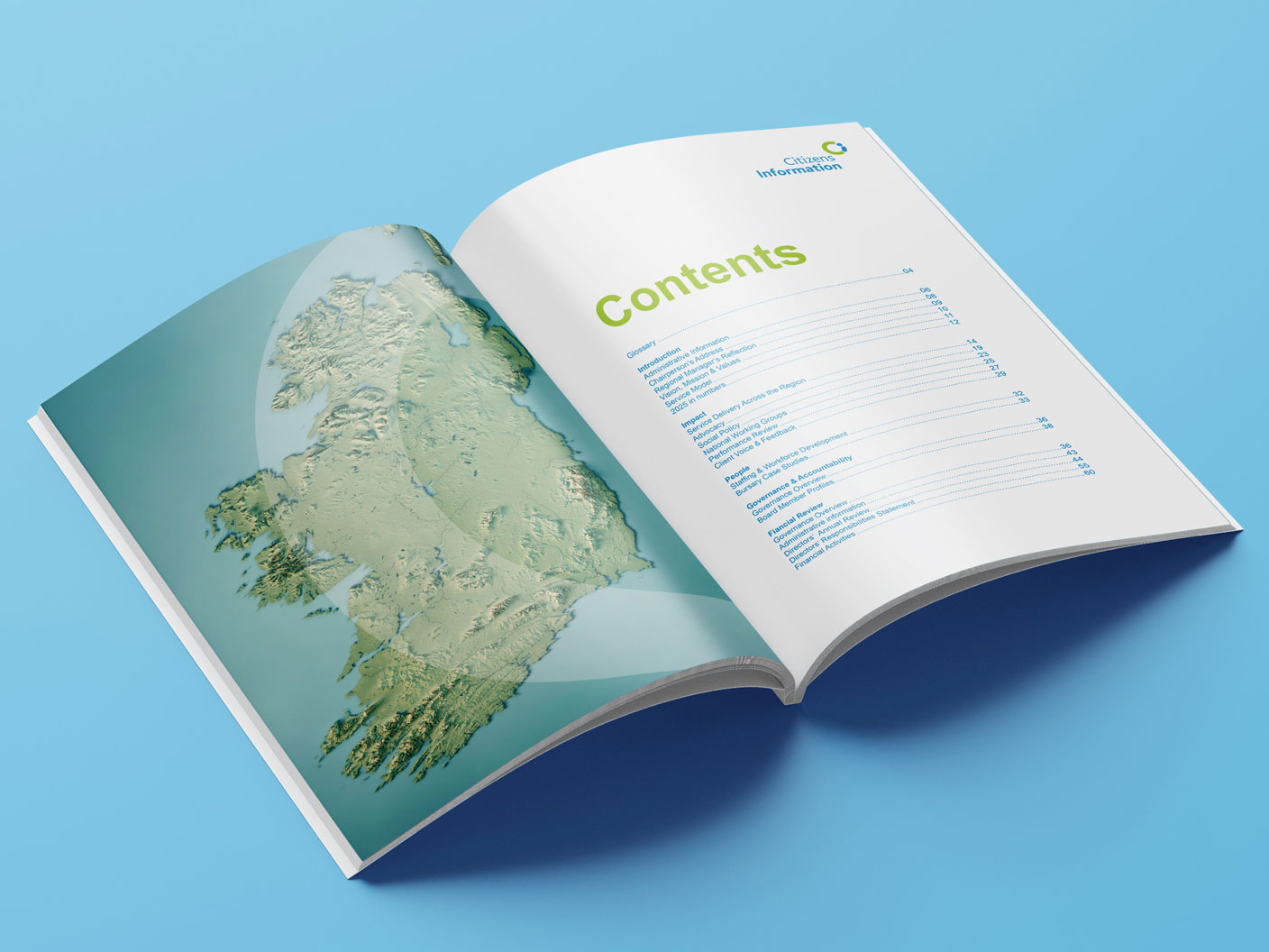 North Leinster Citizens Information Service report spread 1