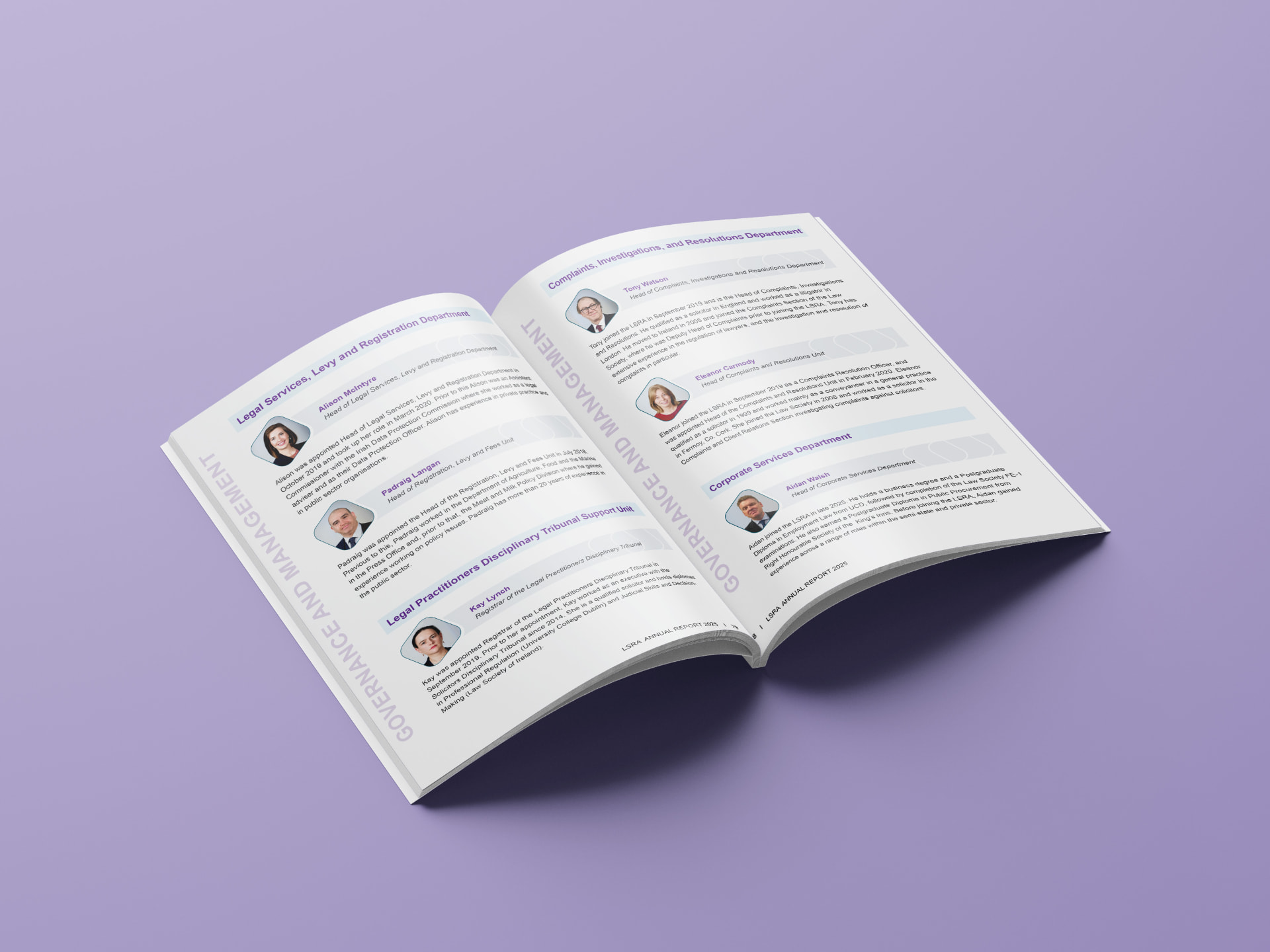 Legal Services Regulatory Authority report spread 4
